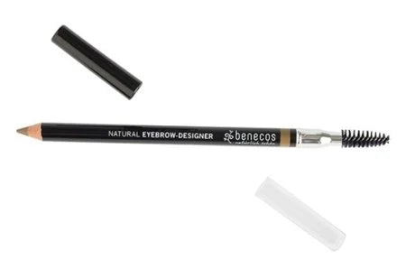 Benecos Naturalna kredka do brwi ze szczoteczką jasnobrązowa-blonde