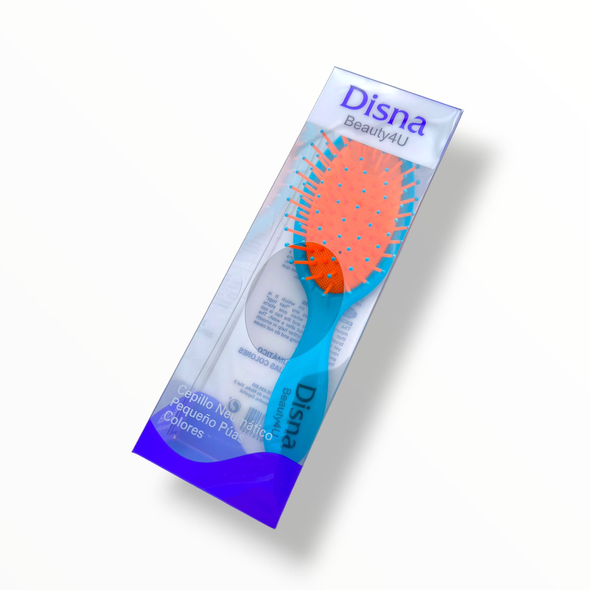 Disna Szczotka owalna z nylonowymi wypustkami do mocno splątanych włosów, różne warianty kolorystyczne 22 cm