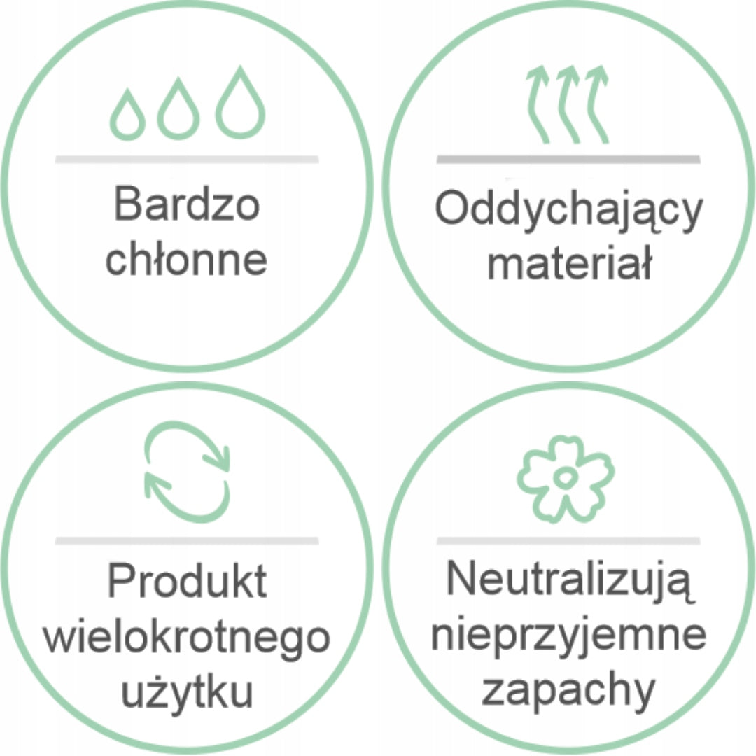 Masmi Bielizna na nietrzymanie moczu – wysoki stan (rozmiary: S, M, L, XL), 100% bawełny organicznej 1 szt. - zdjęcie 4