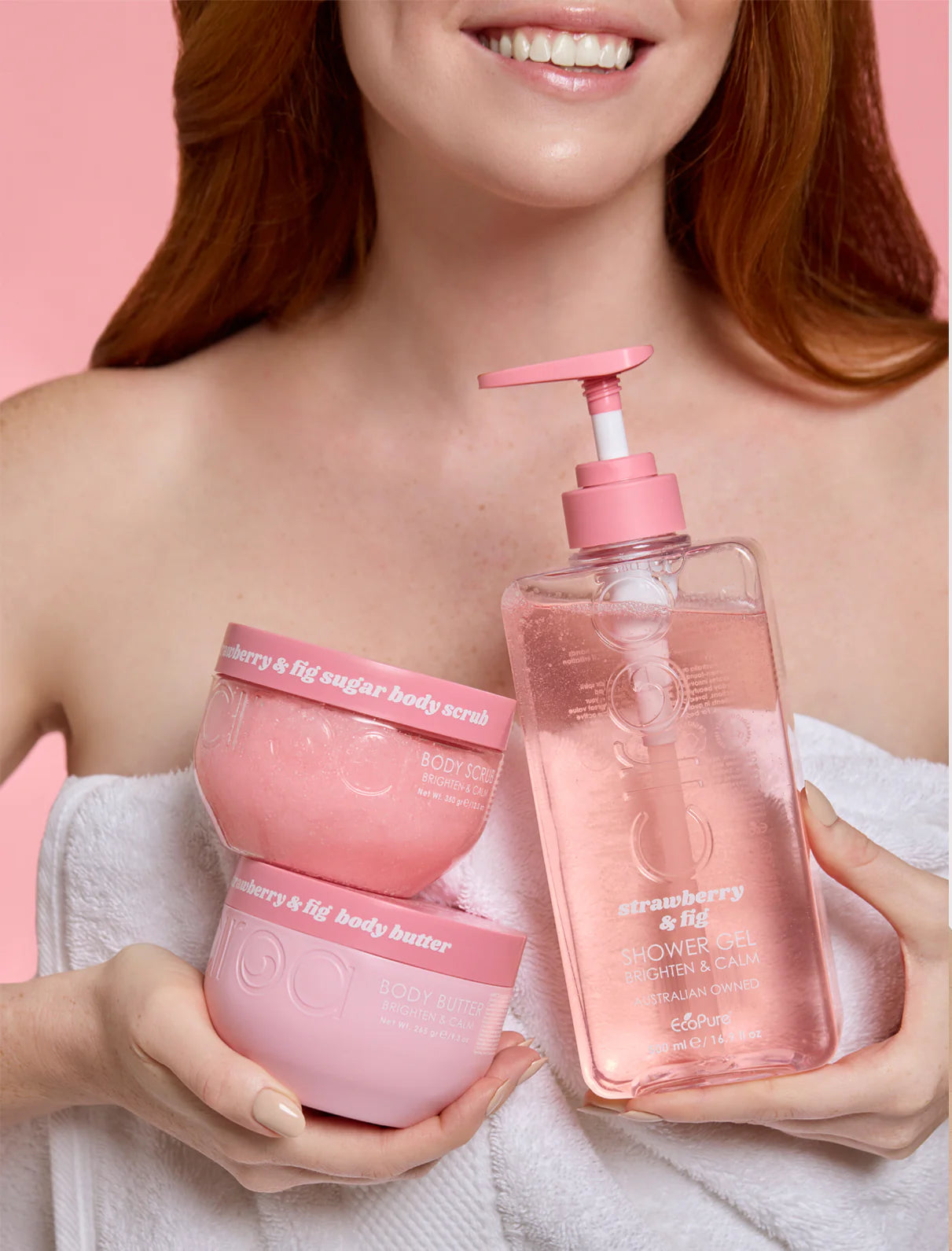 CIROA Beauty Masło rozjaśniające do ciała truskawka i figa 265g