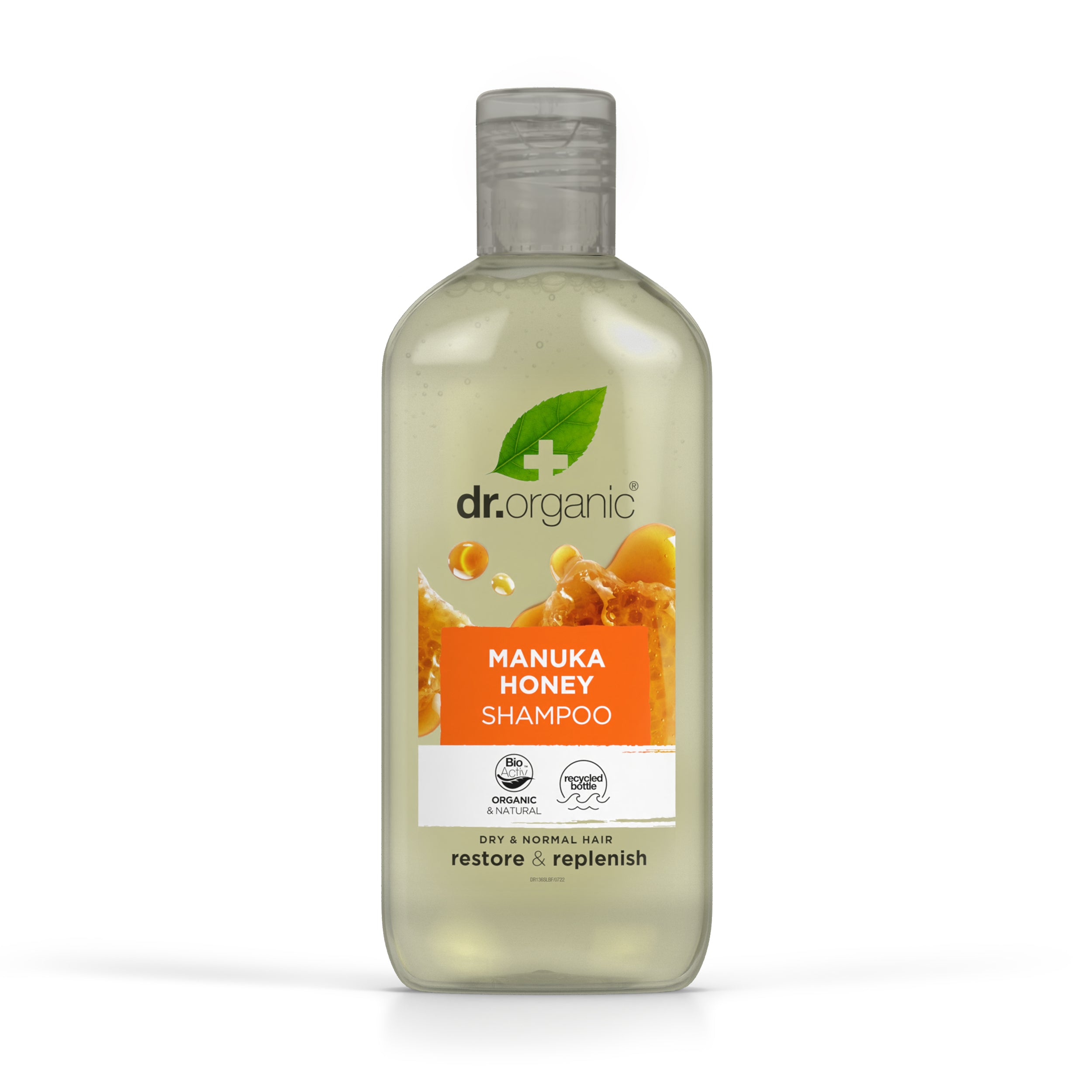 dr. organic Regenerujący szampon z organicznym miodem manuka 265 ml