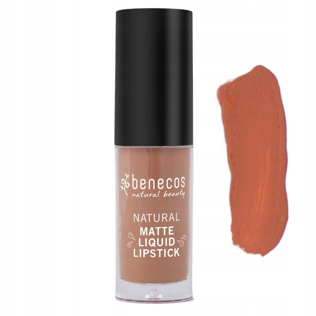 Benecos Naturalna matowa pomadka w płynie Desert Rosé 5 ml