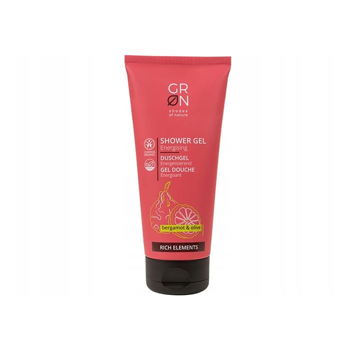 GRN Energetyzujący żel pod prysznic  Bergamotka & Oliwa 200 ml