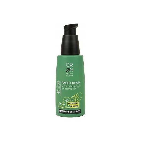 GRN Nawilżający krem do skóry normalnej Ogórek & Olej Konopny 50 ml