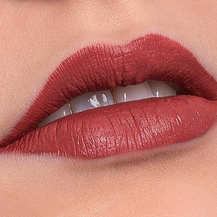 Benecos Naturalna matowa pomadka w płynie - rosewood romance - zdjęcie 2