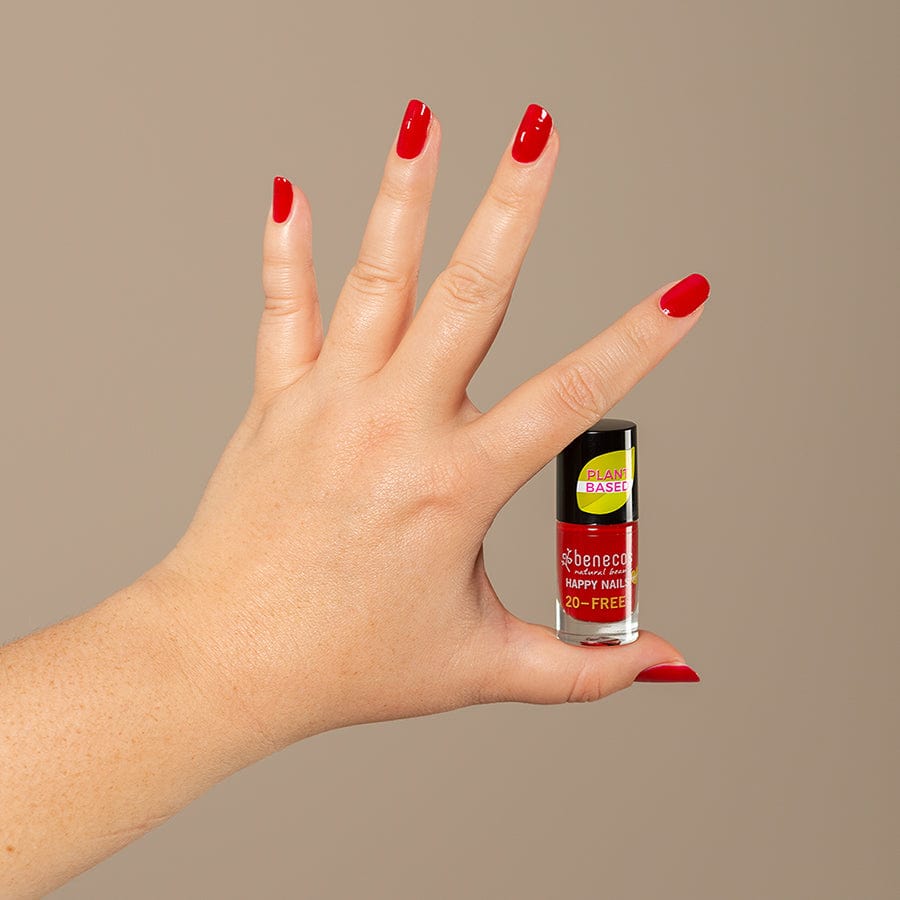Benecos Naturalny Lakier do paznokci - Vintage Red - zdjęcie 3
