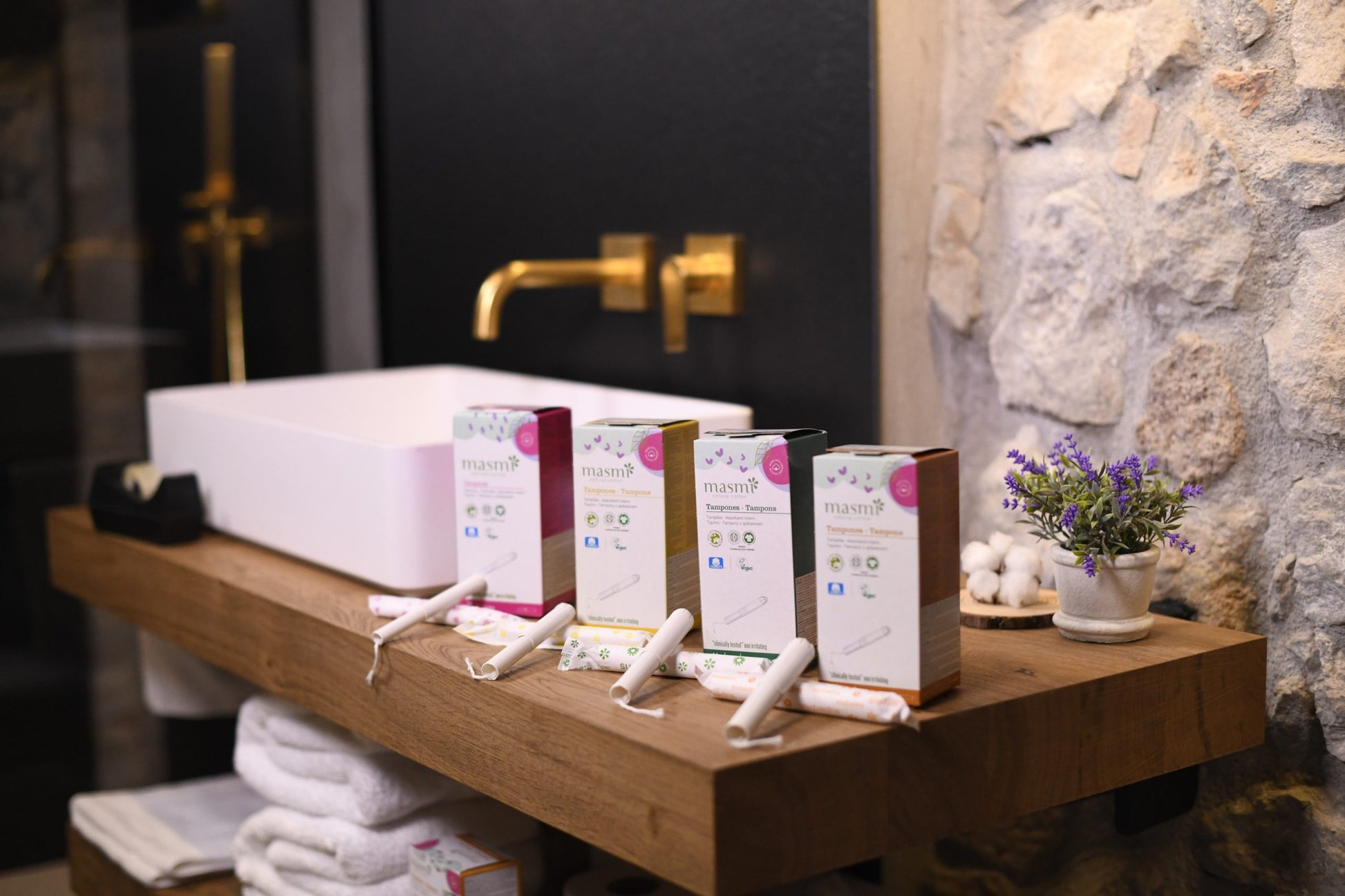 Tampony ekologiczne bawełniane Regular (z aplikat.) Masmi 100% BIO 16 szt. - zdjęcie 9