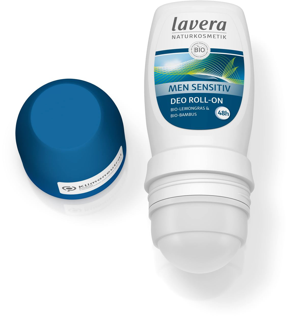 Dezodorant roll-on MEN z trawą cytrynową i bambusem naturalny Lavera 50 ml - zdjęcie 5