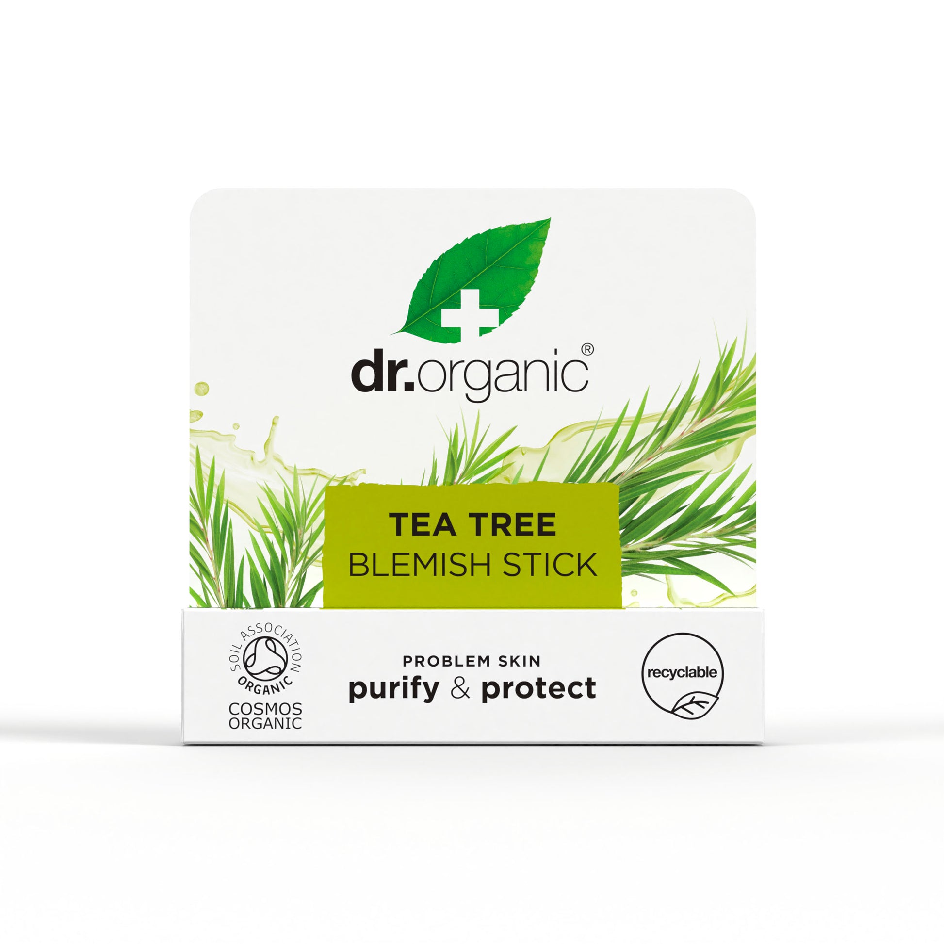 dr. organic Antyseptyczny punktowy preparat przeciw wypryskom z olejkiem z drzewa herbacianego 8 ml