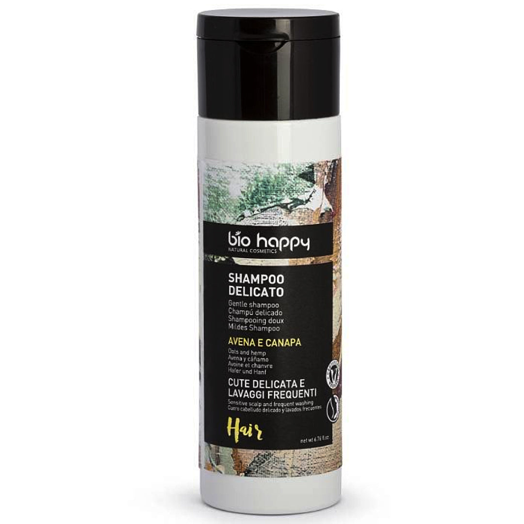 Bio Happy Delikatny szampon do włosów Owies i Konopie 200 ml
