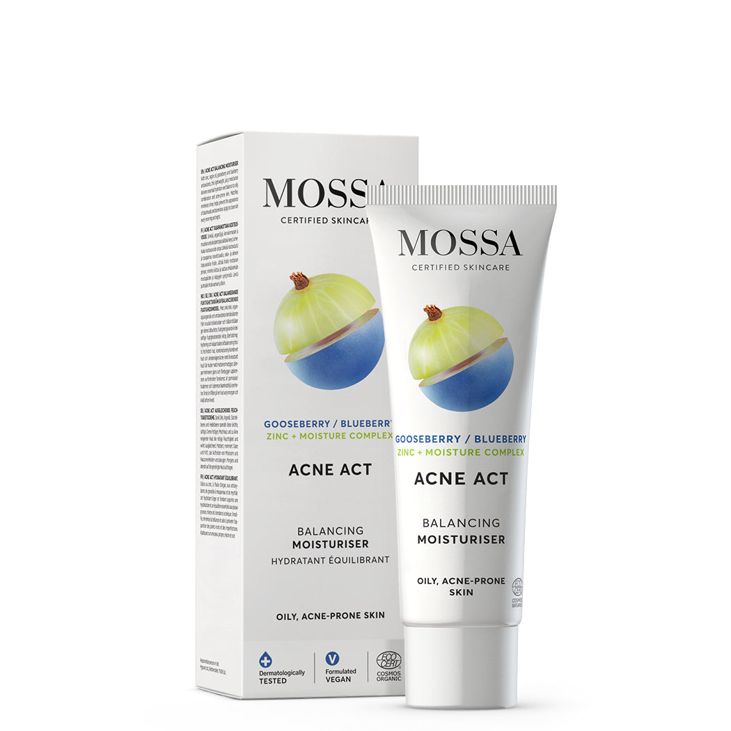 Krem równoważąco-nawilżający z agrestem i borówką Mossa by Madara 50 ml