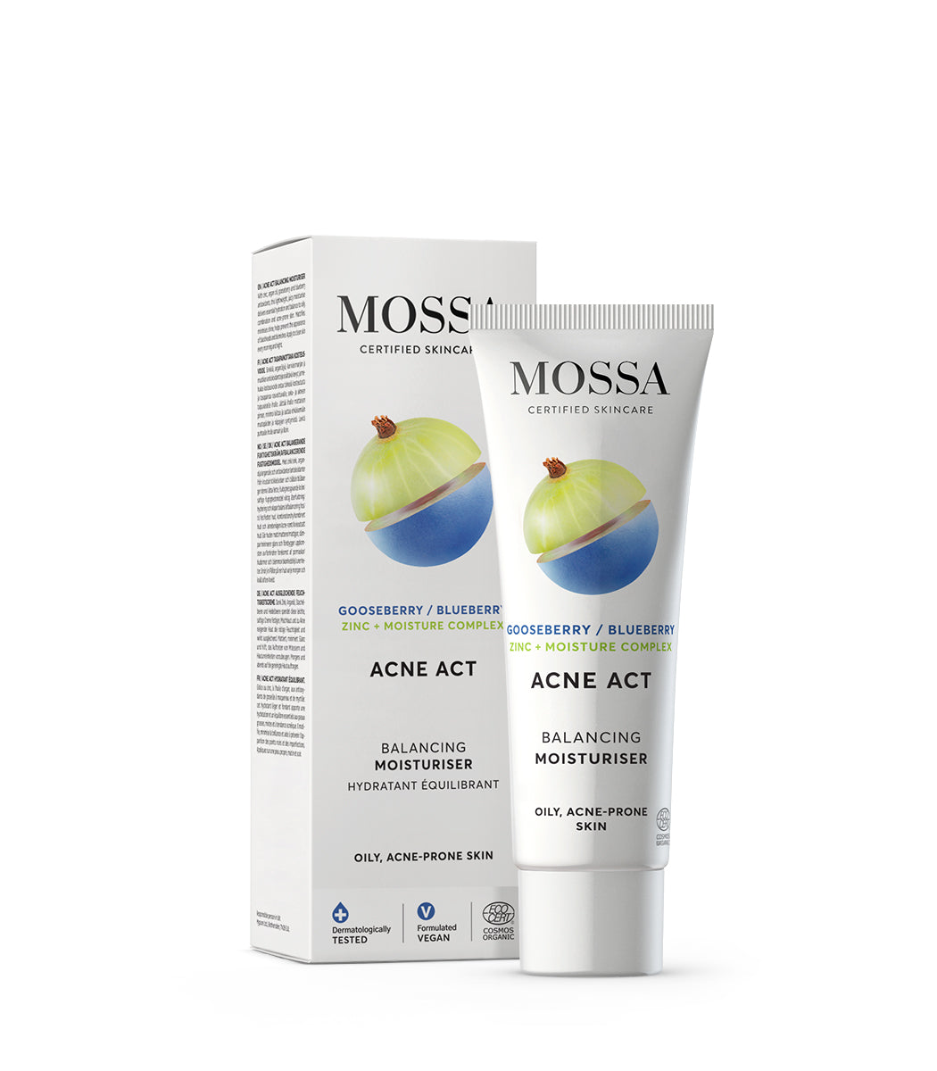 Krem równoważąco-nawilżający z agrestem i borówką Mossa by Madara 50 ml