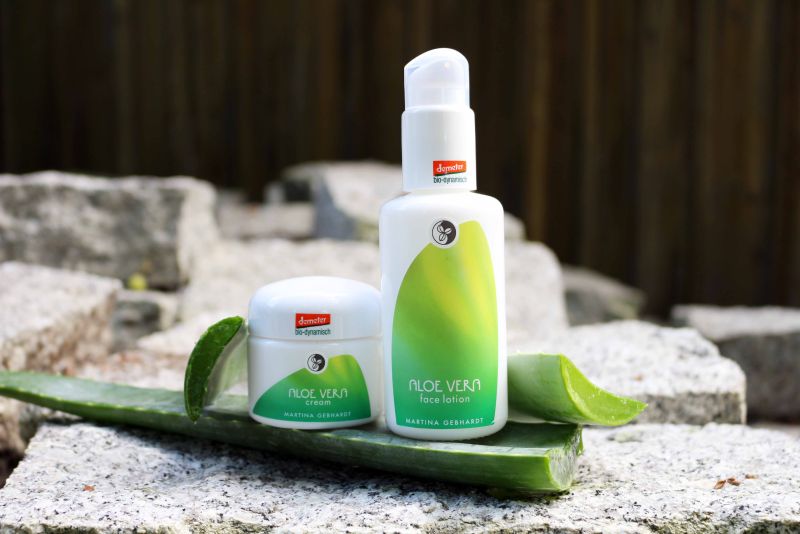 Łagodzący intensywnie nawilżający krem z aloesem Martina Gebhardt 50 ml