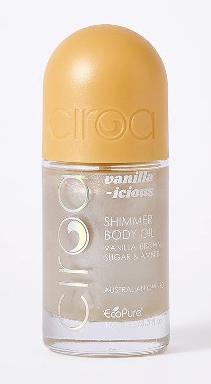 CIROA Beauty Olejek nabłyszczający do ciała wanilia & brązowy cukier & bursztyn 150 ml