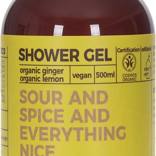 benecosBIO Żel do kąpieli i pod prysznic z organicznym imbirem i cytryną 500ml