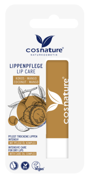 Cosnature BIO Naturalny ochronny balsam do ust kokos-mango 4,8 g