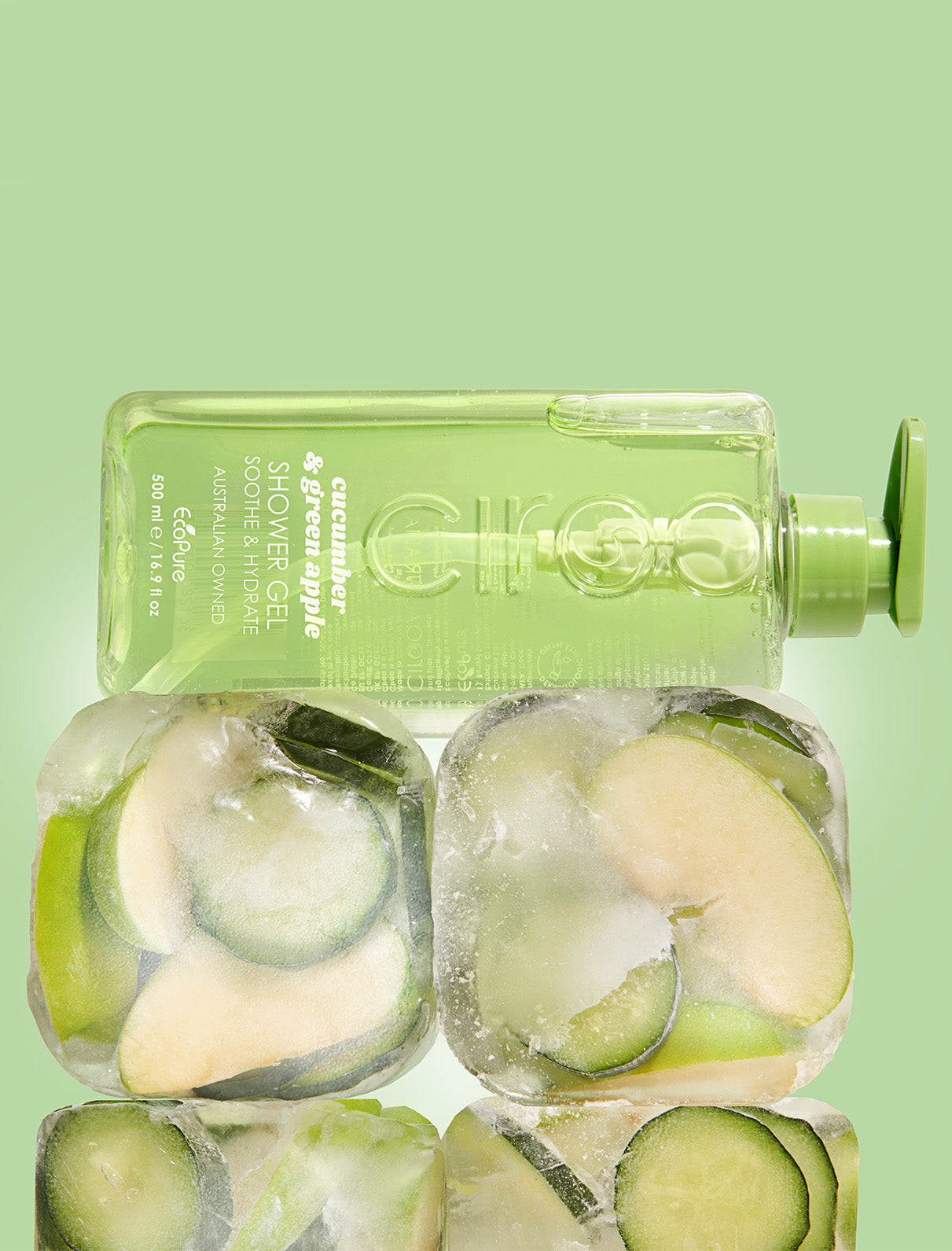 CIROA Beauty Żel nawilżający pod prysznic ogórek i zielone jabłko