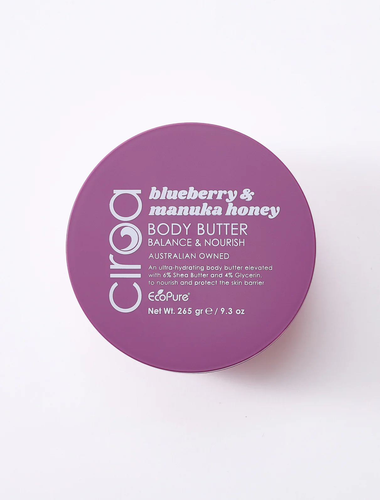 CIROA Beauty Masło odżywcze do ciała jagoda i miód manuka 265g