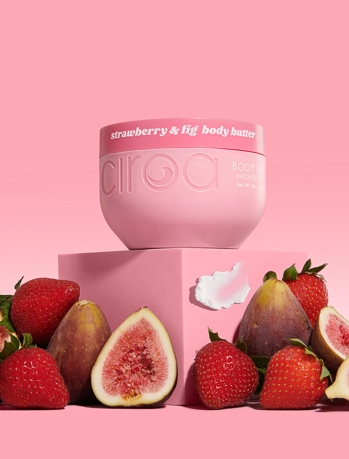 CIROA Beauty Masło rozjaśniające do ciała truskawka i figa 265g
