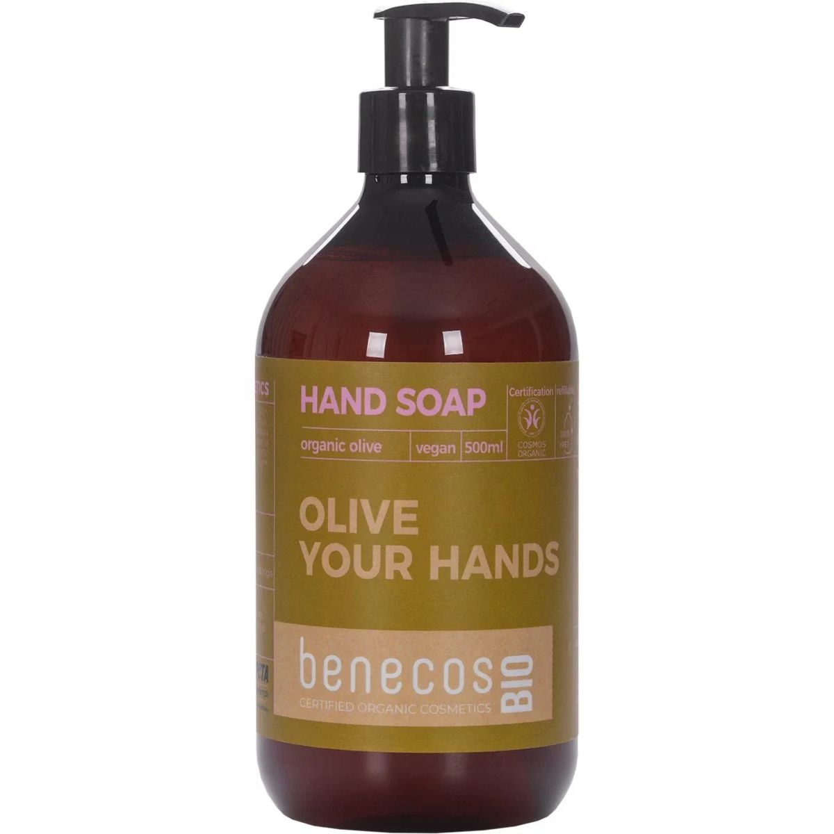 benecosBIO Mydło do rąk z organiczną oliwą 500ml