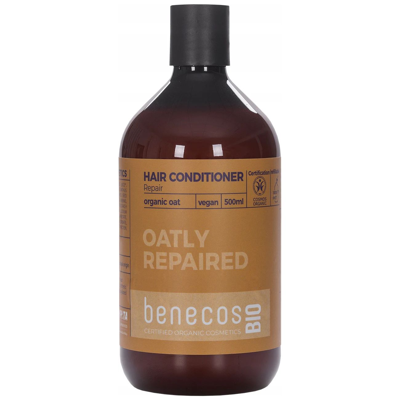 benecosBIO Odżywka regenerująca z organicznym owsem 500 ml