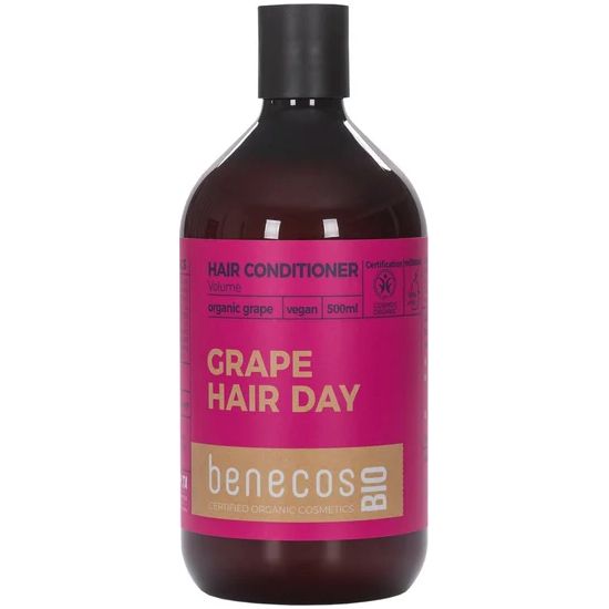 benecosBIO Odżywka zwiększająca objętość z organicznym olejem z winogron 500 ml