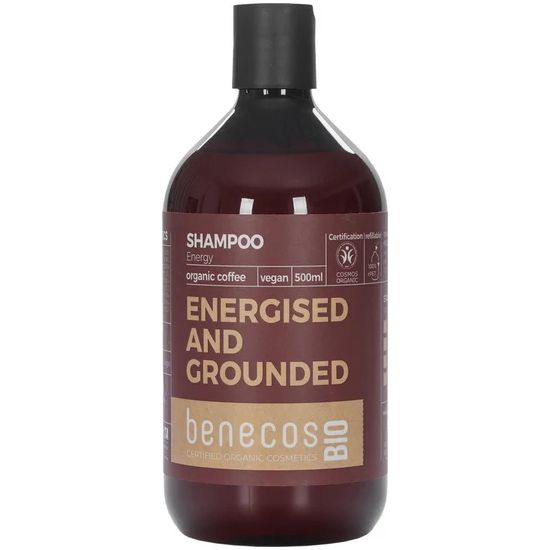 benecosBIO Szampon rewitalizujący z organiczną kawą 500 ml