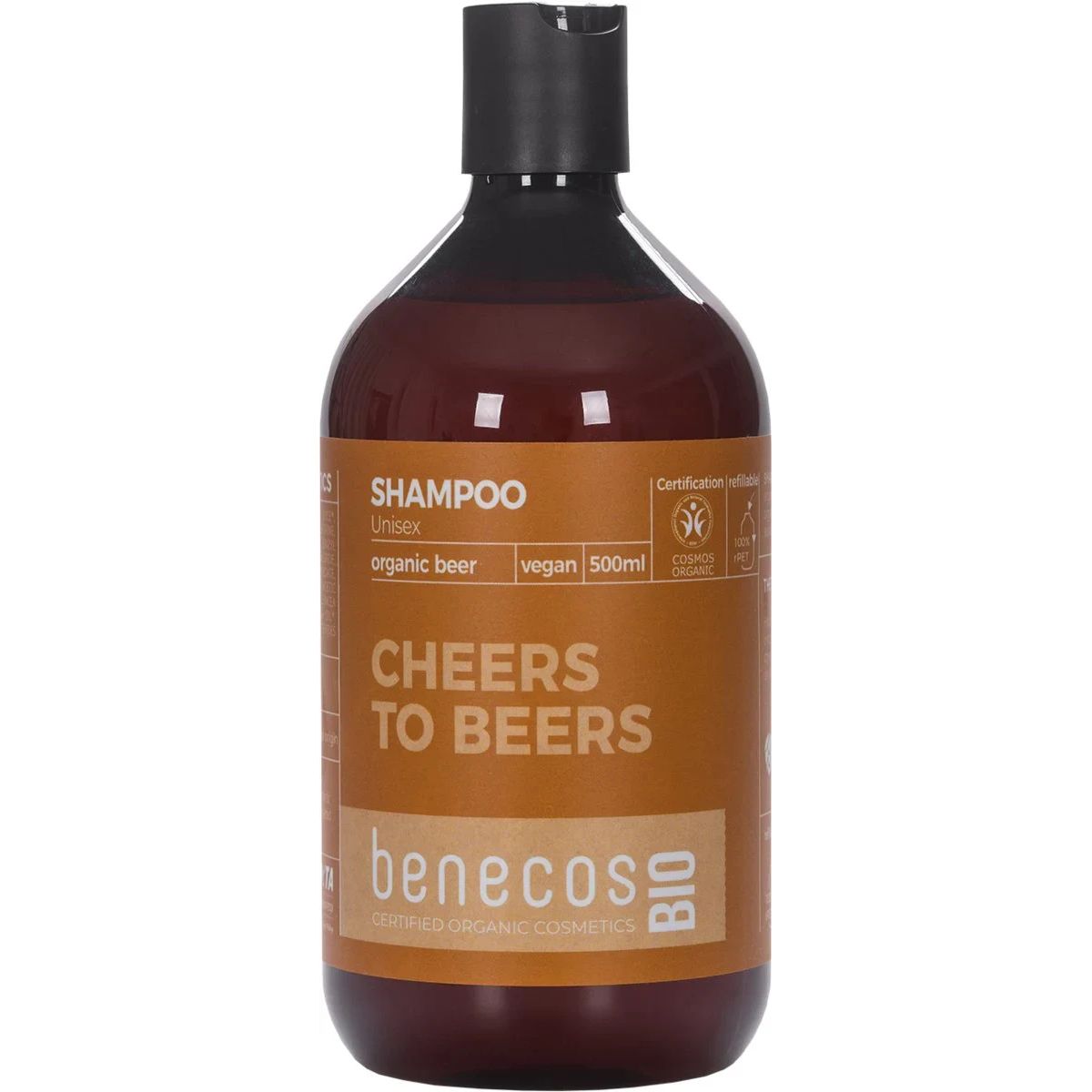 benecosBIO Szampon unisex z organicznym piwem 500 ml