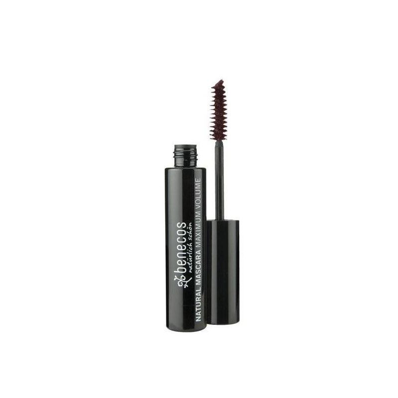 Benecos Naturalny tusz do rzęs zwiększający objętość Maximum Volume - Smooth Brown