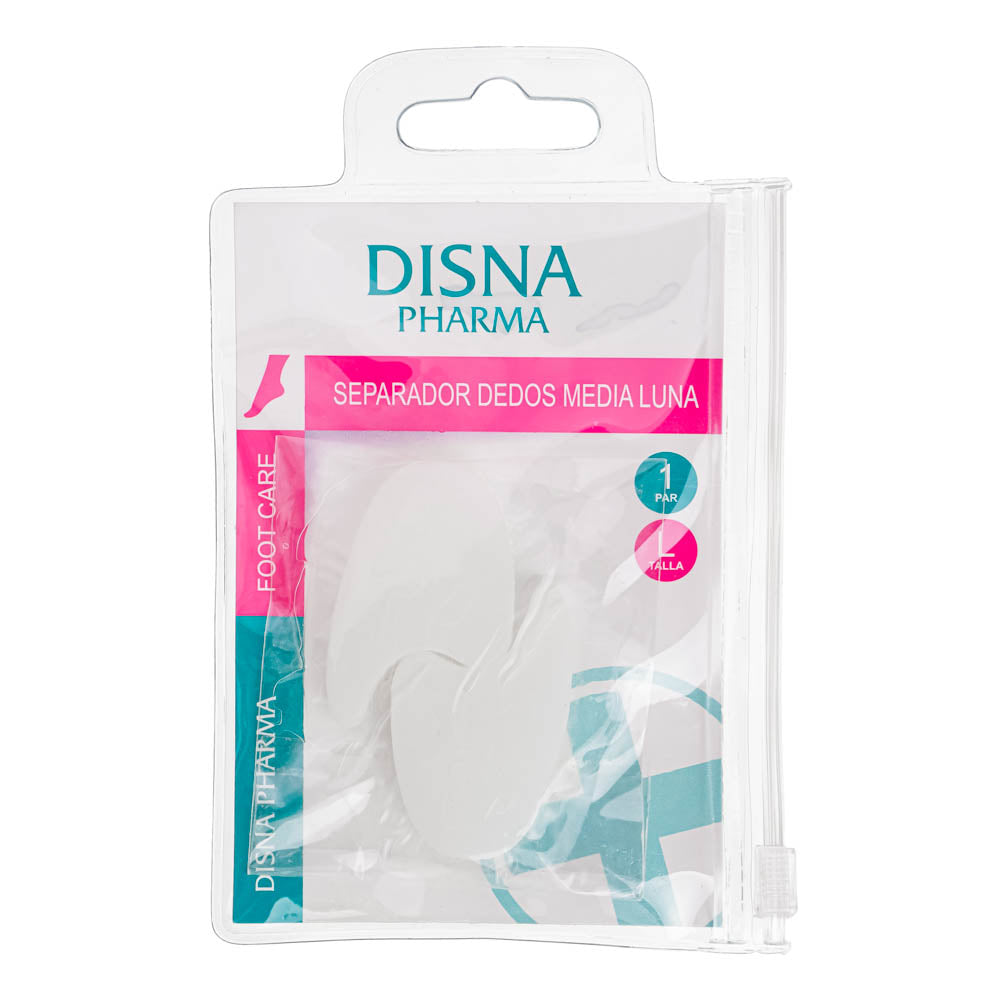 Disna Pharma Separatory żelowe do palców u stóp rozm. L, kształt półksiężyca 2 szt.