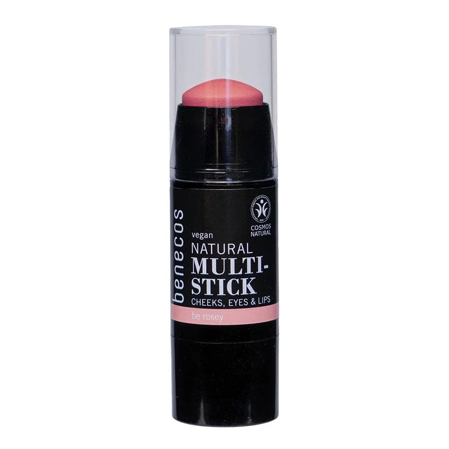 Benecos Naturalny multifunkcyjny sztyft (policzki, oczy, usta) be rosey 4,8 g