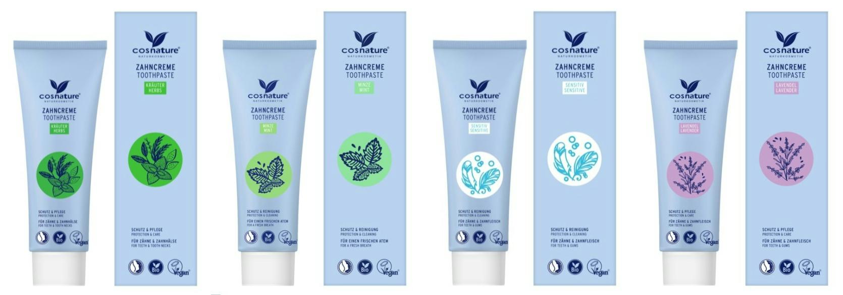 Cosnature BIO Naturalna pasta do wrażliwych zębów z rumiankiem i miętą (z fluorem) 75 ml - zdjęcie 6