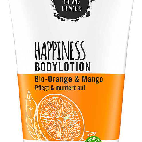 Sante HAPPINES Balsam do ciała z organiczną pomarańczą i mango 150 ml
