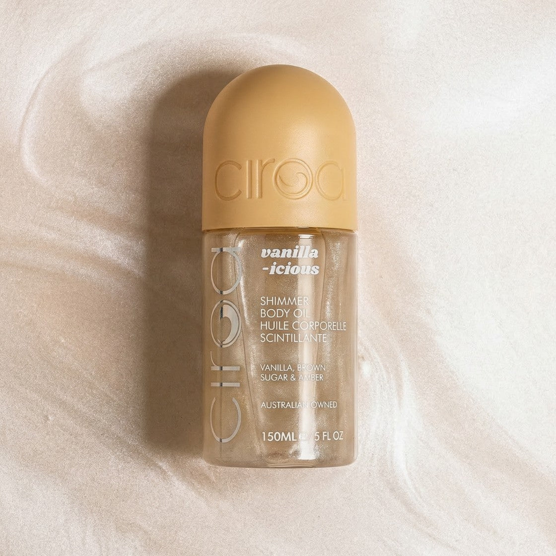 CIROA Beauty Olejek nabłyszczający do ciała wanilia & brązowy cukier & bursztyn 150 ml