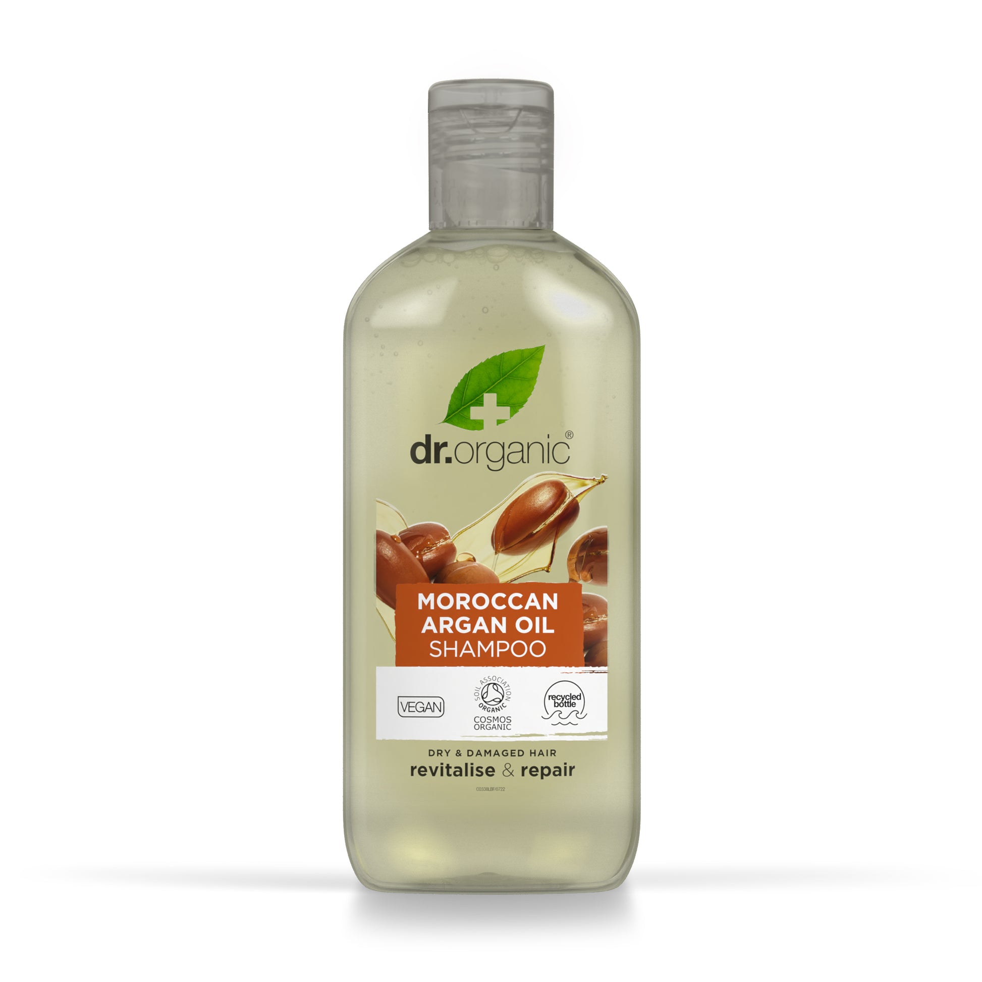 dr. organic Szampon wygładzający z organicznym marokańskim olejem arganowym 265 ml