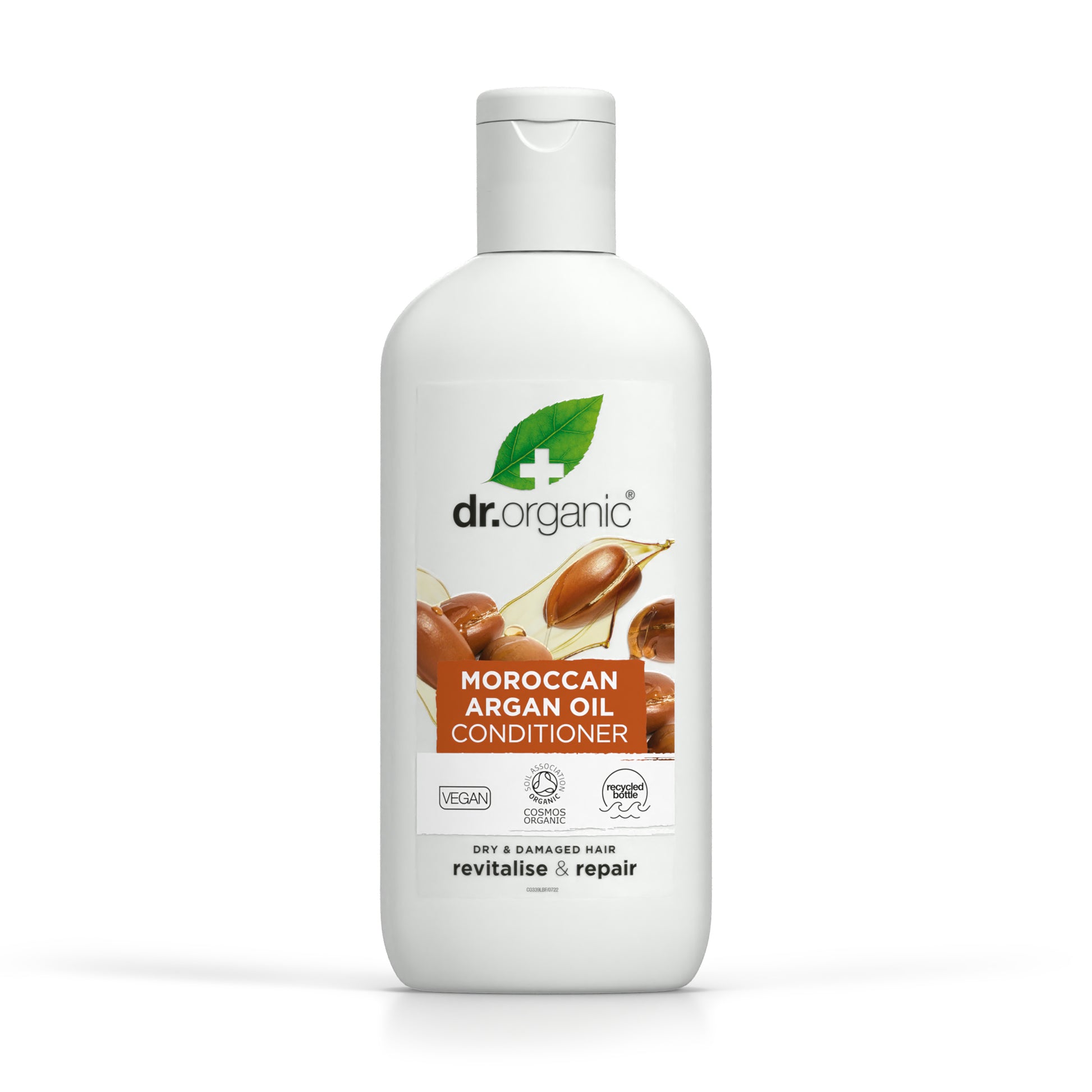 dr. organic Odżywka wygładzająca z organicznym marokańskim olejem arganowym 265 ml