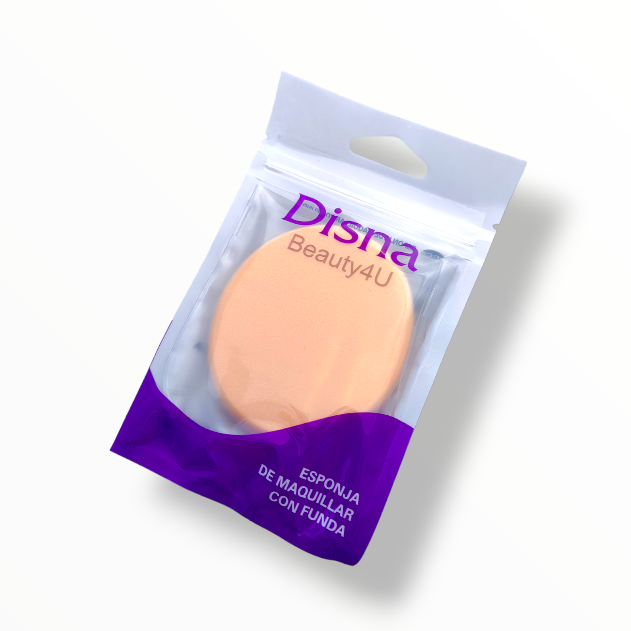 Disna Gąbka owalna do makijażu w woreczku 7,5 x 6,5 x 1 cm