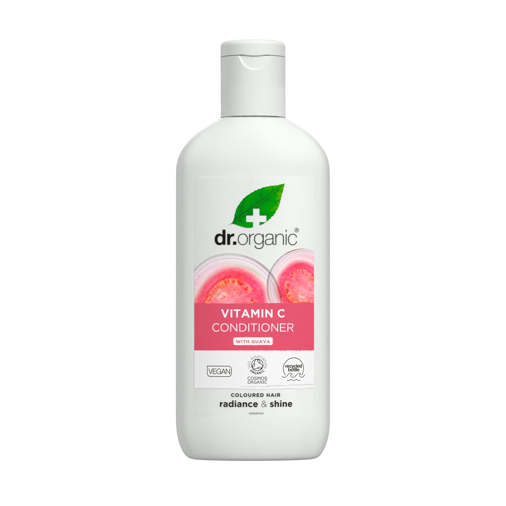 dr. organic Delikatna odżywka dodająca blasku włosom farbowanym z witaminą C i ekstraktem z organicznej guawy 265 ml