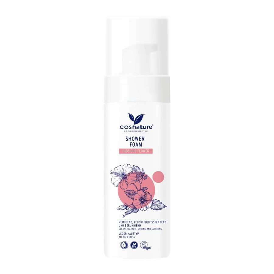 Cosnature BIO Naturalna pianka pod prysznic z kwiatem hibiskusa 150 ml
