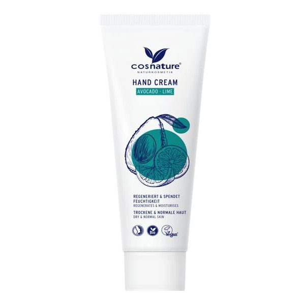 Cosnature BIO Naturalny krem do rąk z awokado i limonką 75 ml