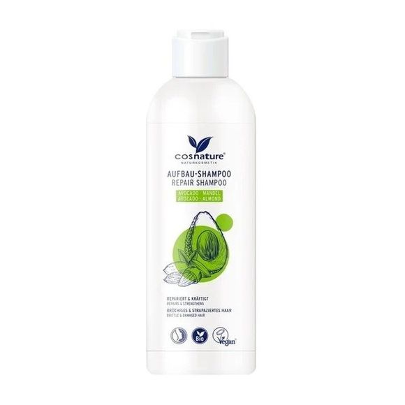 Cosnature BIO Naturalny regenerujący szampon do włosów z awokado i migdałami 250 ml