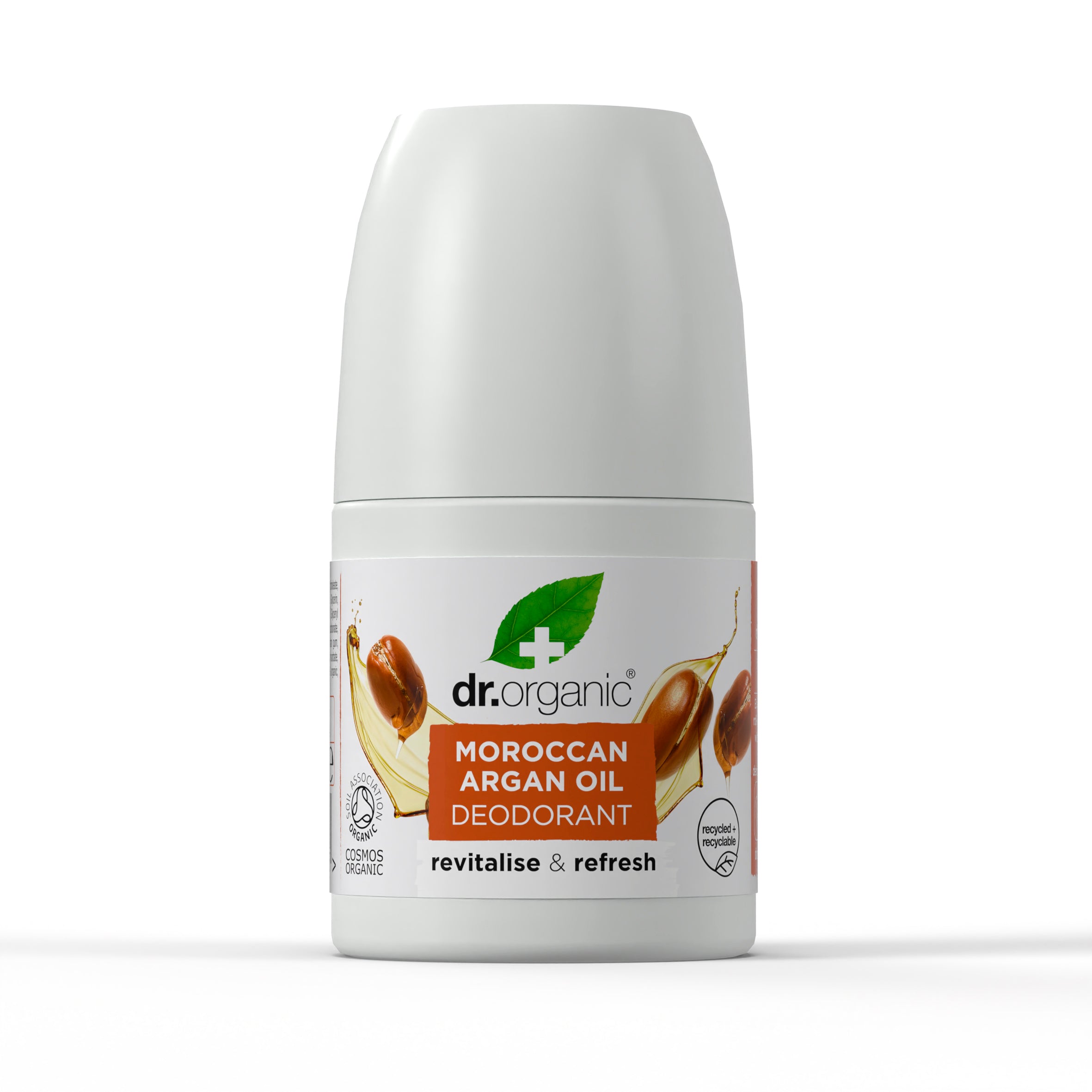 dr. organic Dezodorant roll-on z organicznym marokańskim olejem arganowym 50 ml
