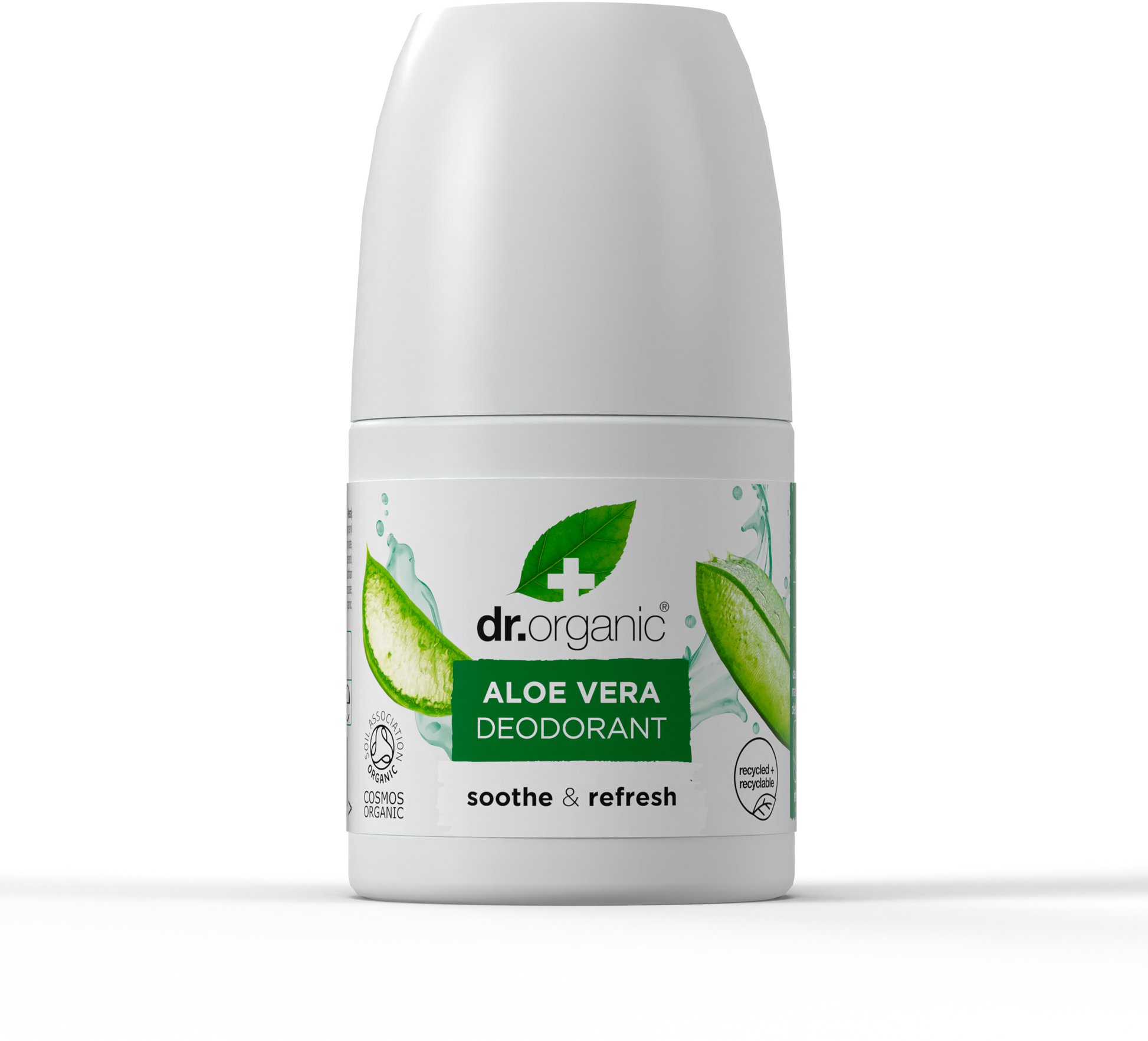 dr. organic Antybakteryjny dezodorant roll-on z organicznym aloesem 50 ml