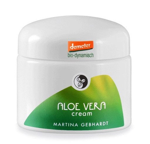 Łagodzący intensywnie nawilżający krem z aloesem Martina Gebhardt 50 ml