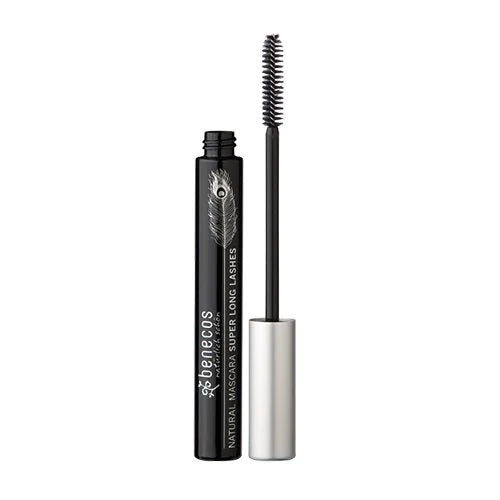 Benecos Naturalny tusz wydłużający rzęsy Super Long Lashes - Carbon Black