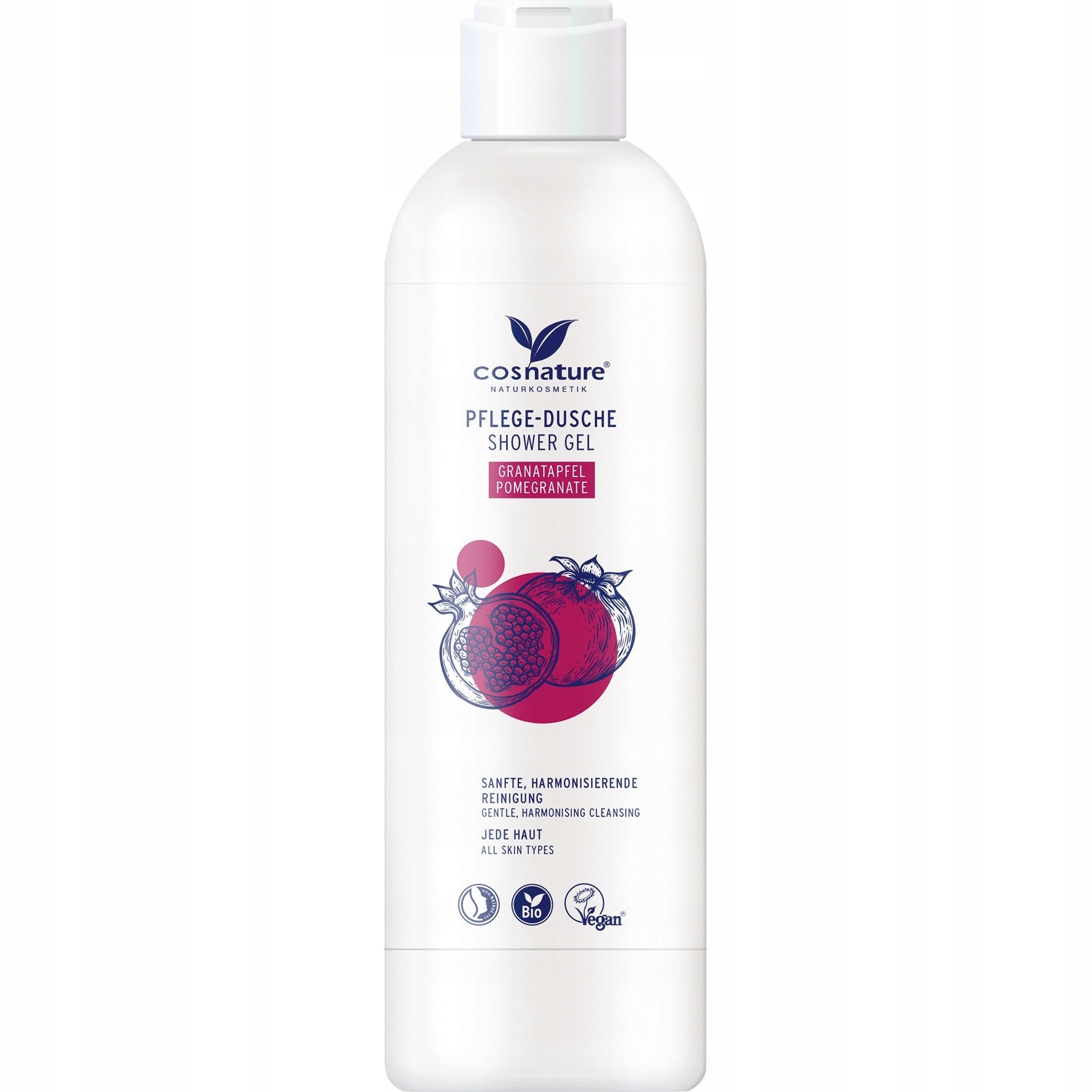 Cosnature BIO Naturalny odżywczy żel pod prysznic z owocem granatu 250 ml