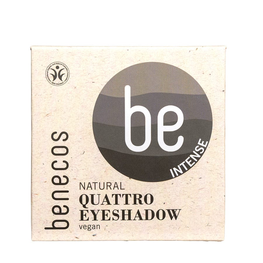 Benecos Paletka Quattro 4 naturalnych cieni do powiek - Smokey Eyes 8 g