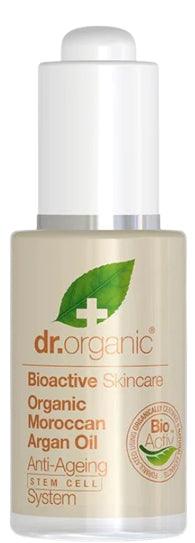 dr. organic Przeciwzmarszczkowy preparat z komórkami macierzystymi i organicznym marokańskim olejem arganowym 30 ml