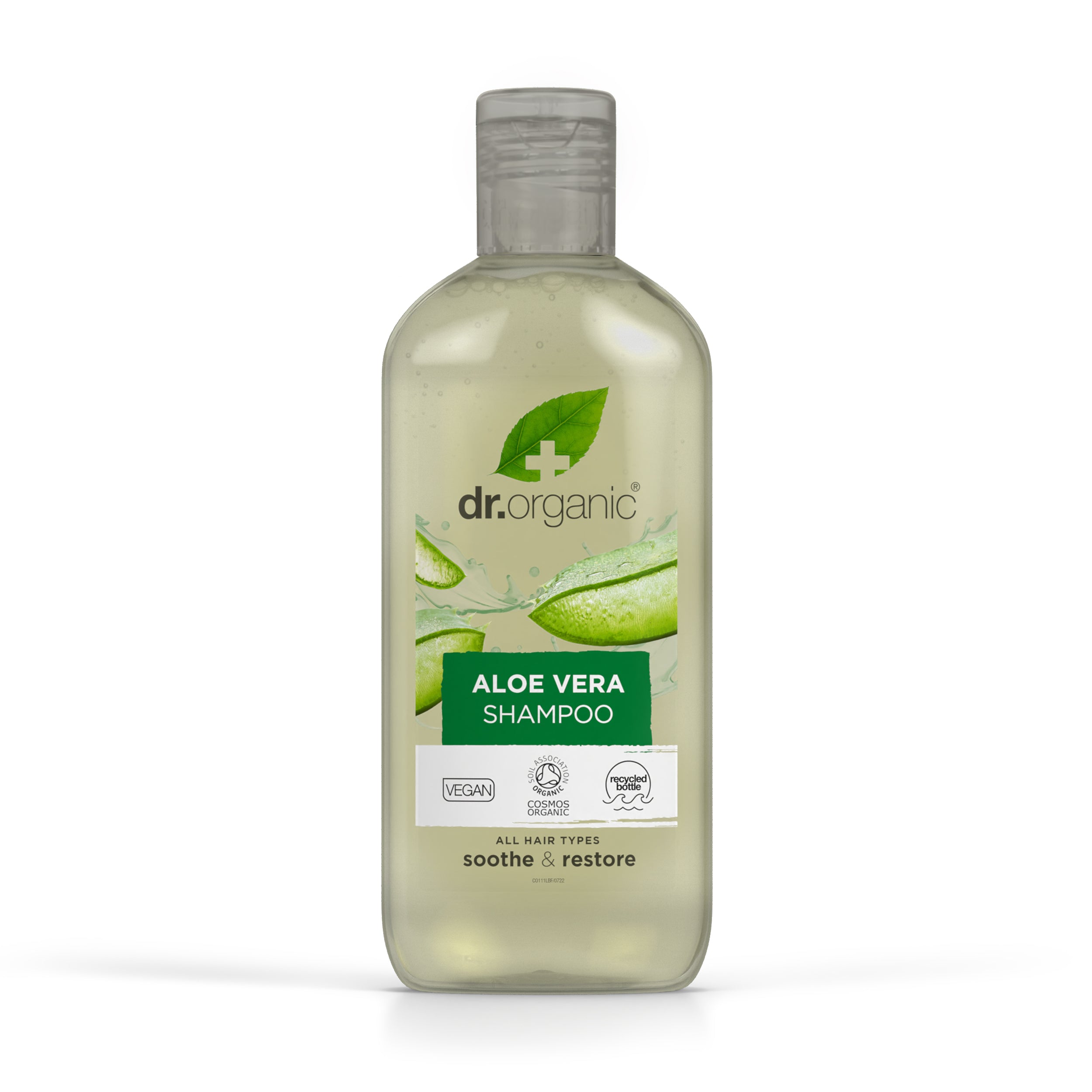 dr. organic Odżywczy szampon nadający połysk z organicznym aloesem 265 ml