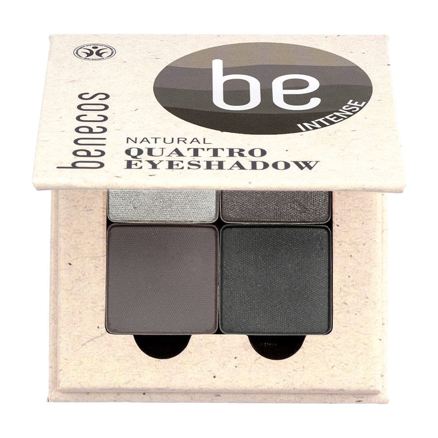 Benecos Paletka Quattro 4 naturalnych cieni do powiek - Smokey Eyes 8 g